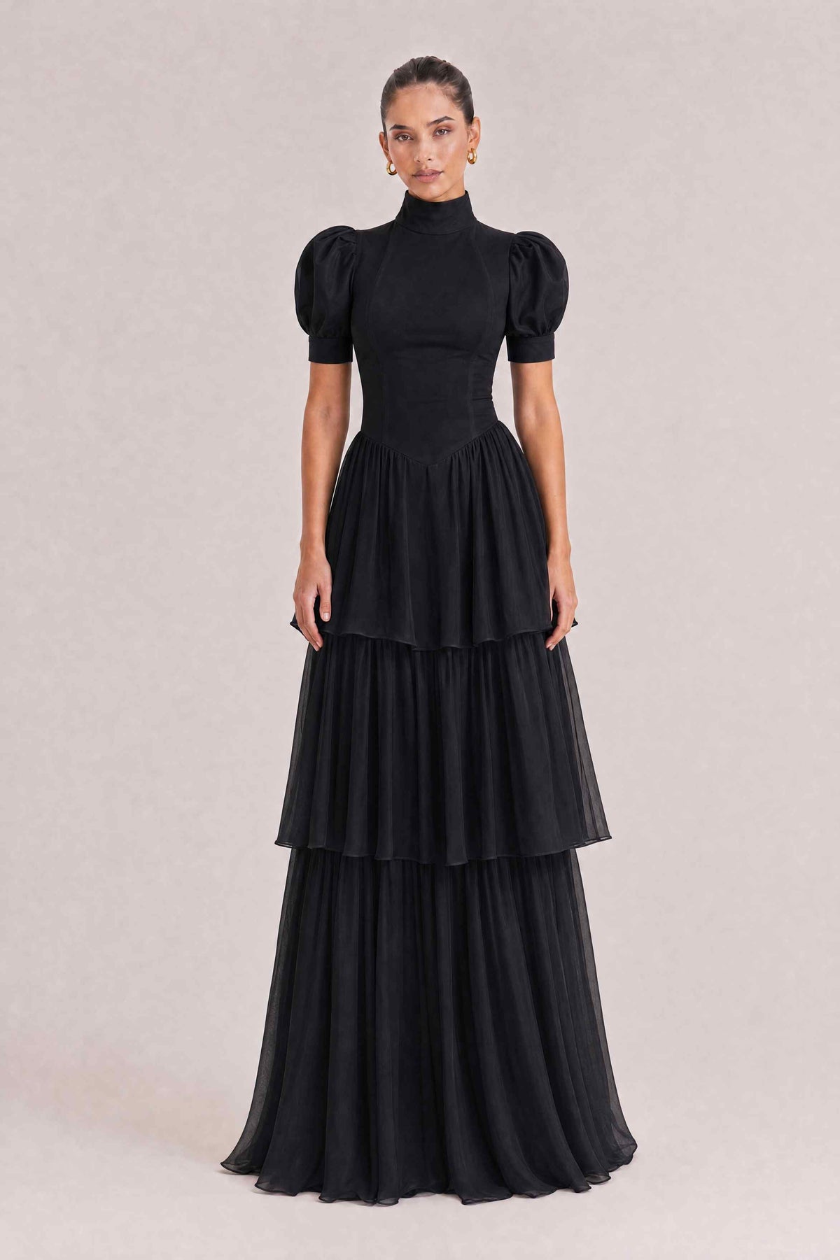 Retro Princess Multi-Layer Maxi Cake Dress