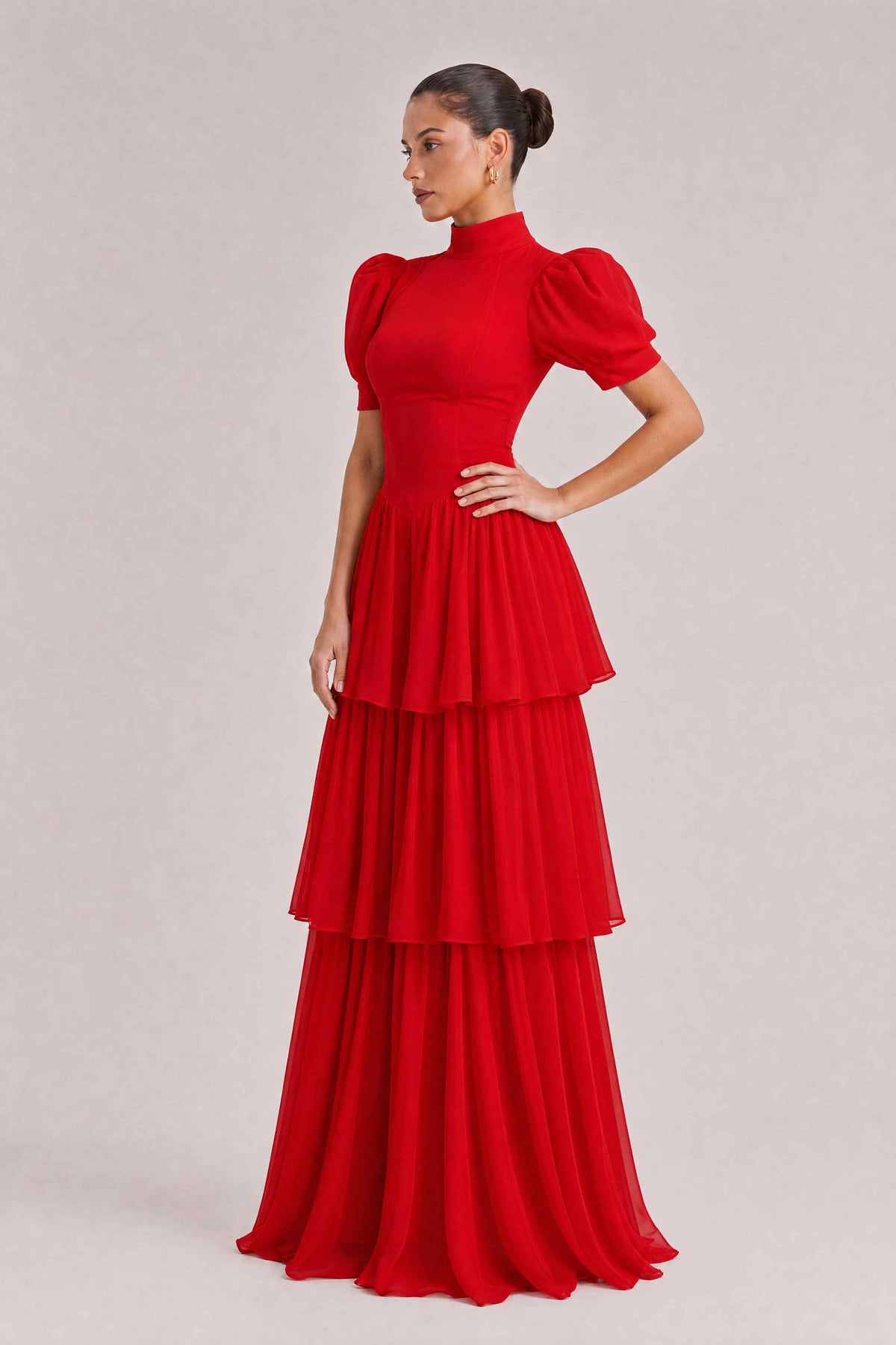 Retro Princess Multi-Layer Maxi Cake Dress