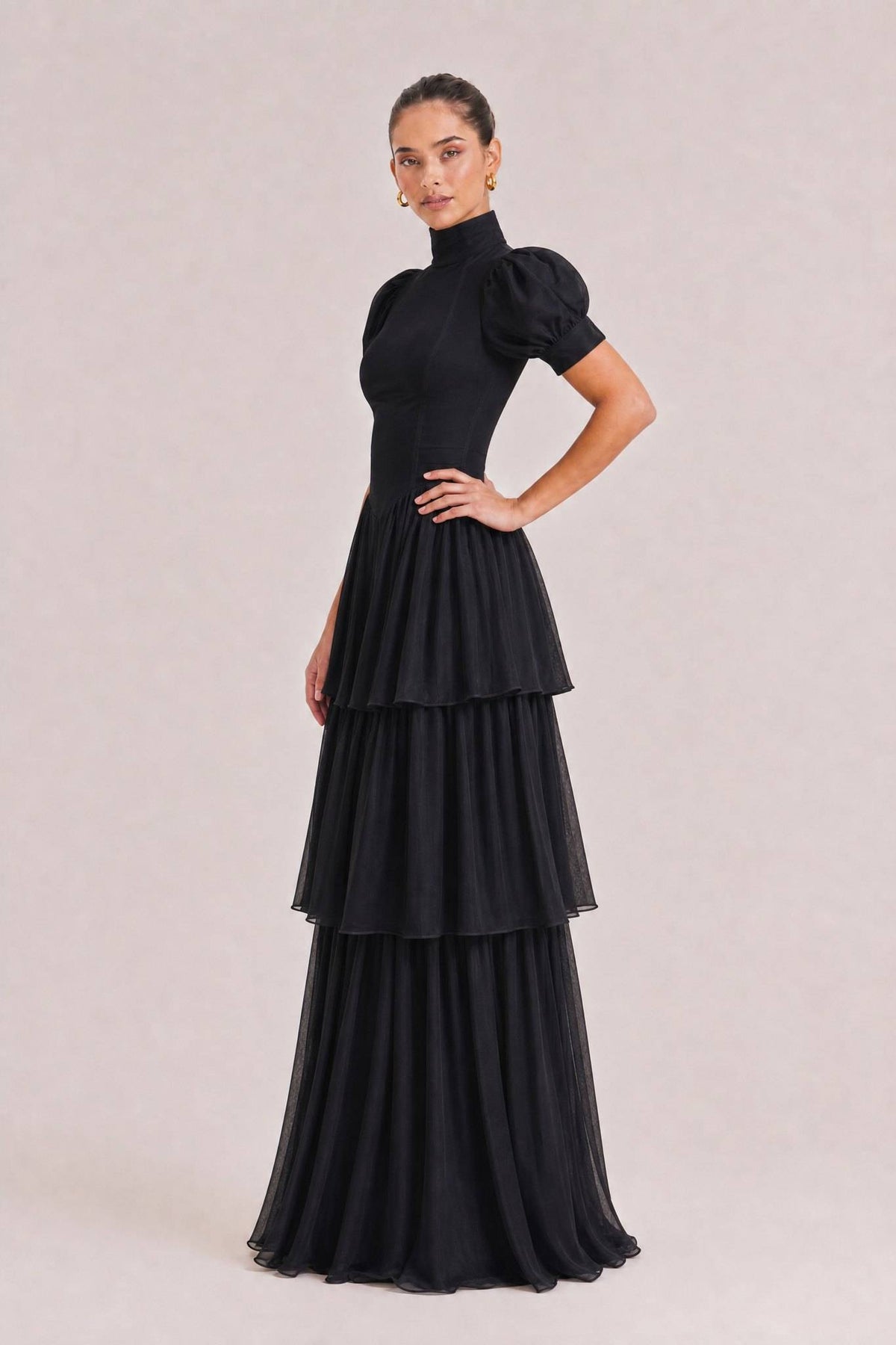 Retro Princess Multi-Layer Maxi Cake Dress