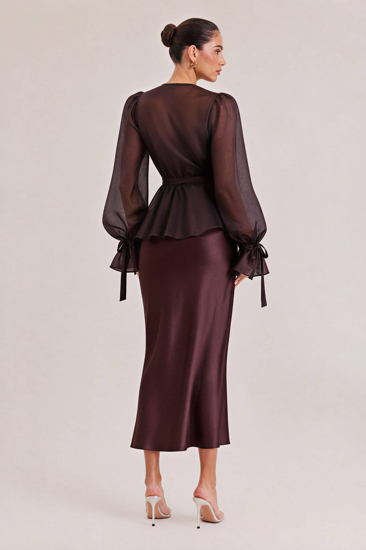 Tulle Shirt Sling Dress And Belt Set