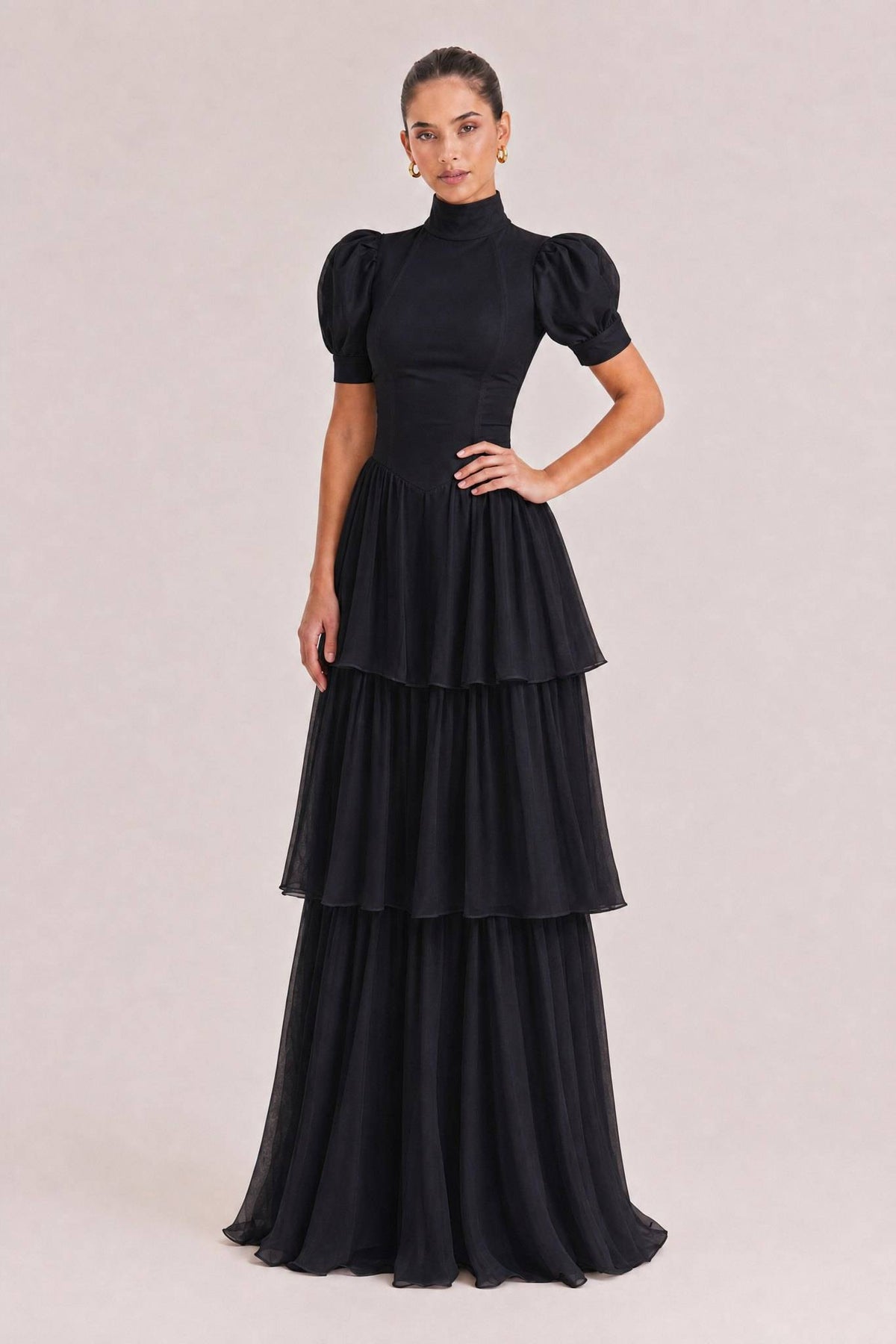 Retro Princess Multi-Layer Maxi Cake Dress