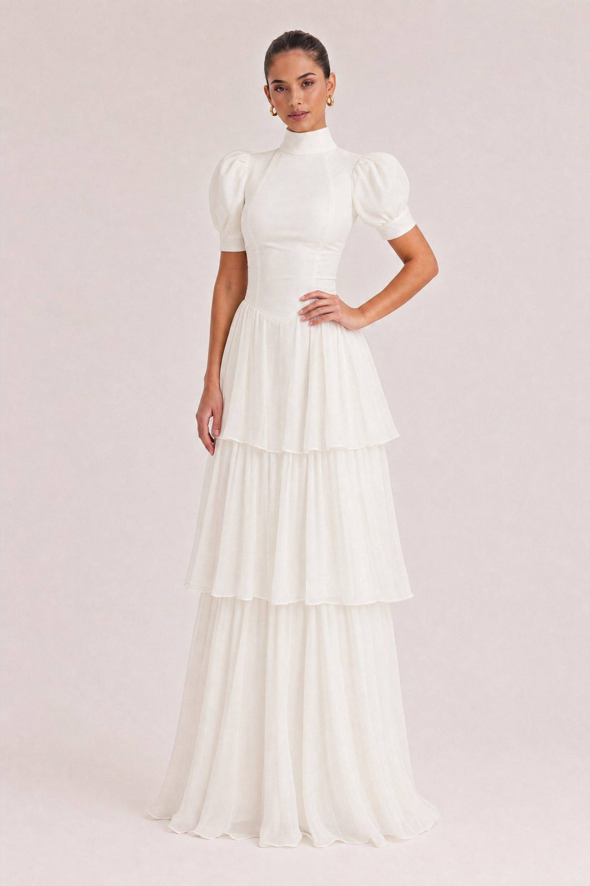Retro Princess Multi-Layer Maxi Cake Dress