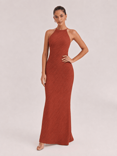 Elegant Sexy Backless Lace-Up Party Maxi Dress