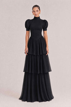 Retro Princess Multi-Layer Maxi Cake Dress