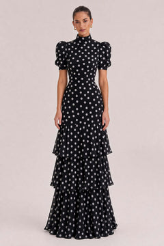 Retro Princess Multi-Layer Maxi Cake Dress
